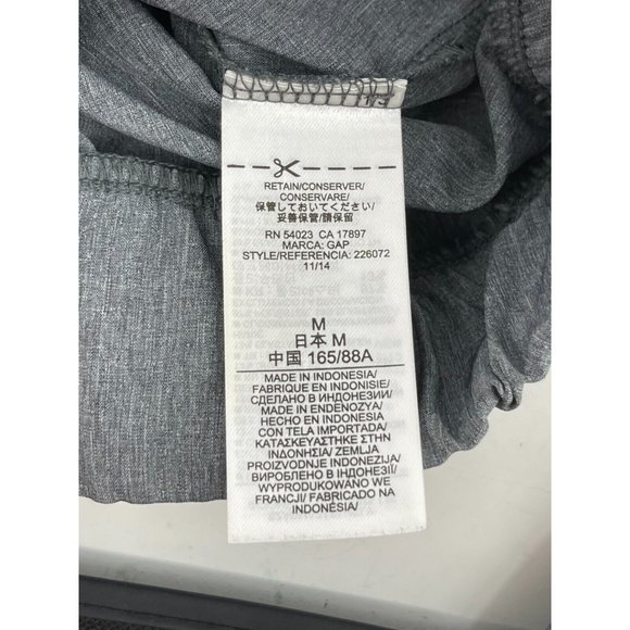 Gap Fit Men's Active Wear Running Gray Long Sleeve Zip Jacket Wind Breaker Med - Picture 6 of 8